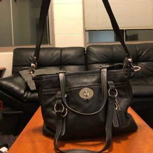 Black coach bag